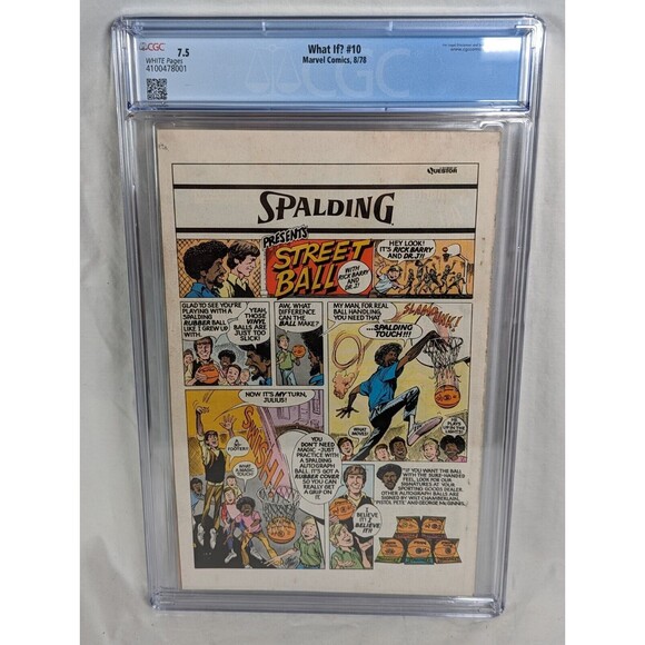 Marvel What If #10 1st Appearance of Jane Foster as Thor CGC 7.5 VF White Pages - Picture 2 of 6